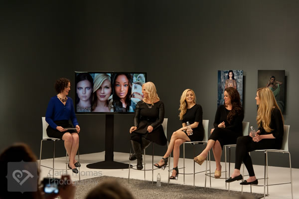 Kenna, Sue, Lou, Lara and Emily starting the Q and A section