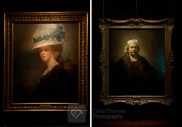 Rembrandt and another painting in Kenwood House
