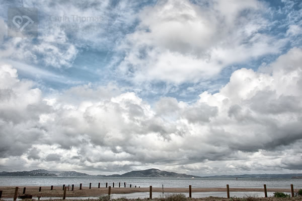 Looking out towards north San Francisco