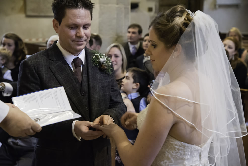 Couple holding hands