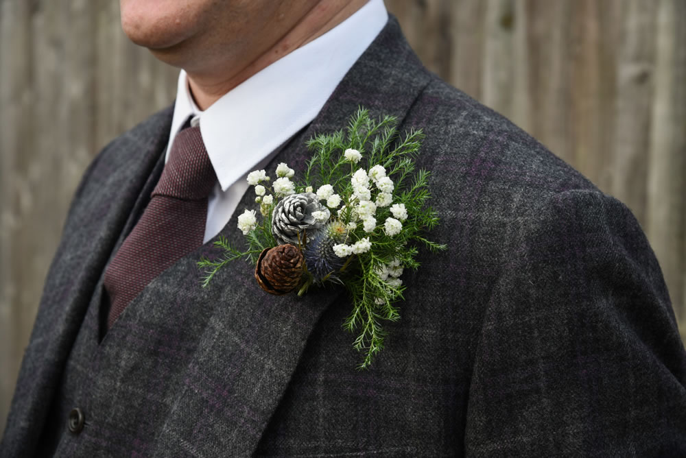 Groom&rsquo;s buttonhole