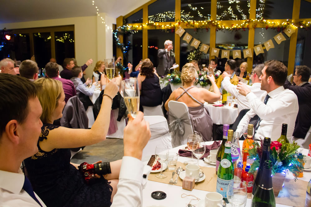 Toasting the speeches