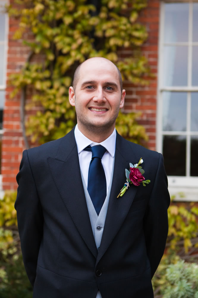 Portrait of the groom