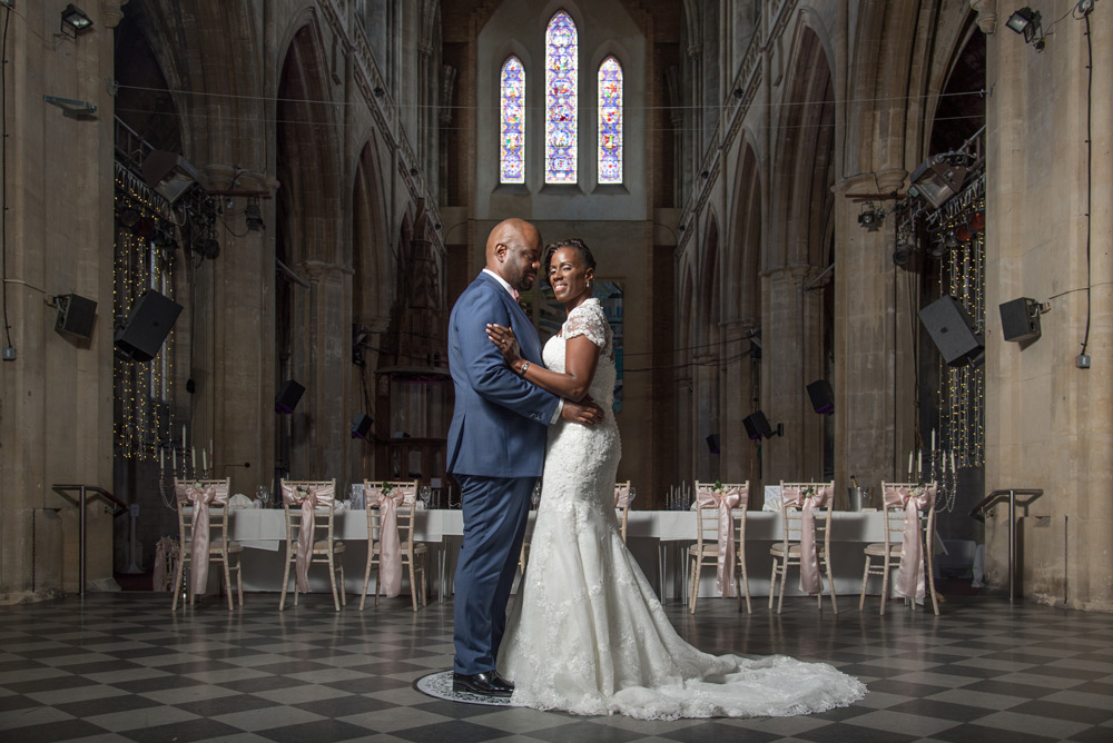 Couple posing in the Landmark Art Centre