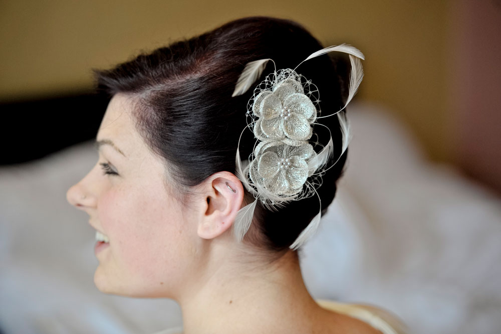 Bride’s hair