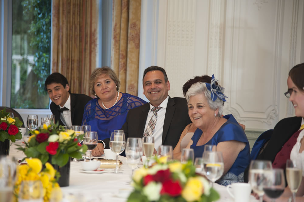 Guest reactions to the speeches